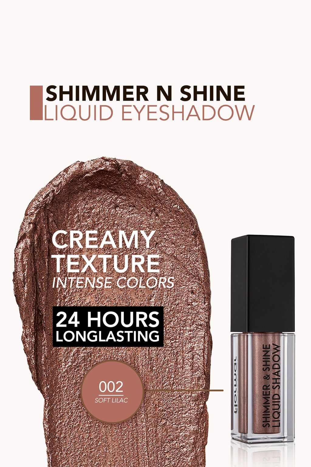 Flormar Shimmer & Shine Liquid Shadow - 002 Soft Lilac