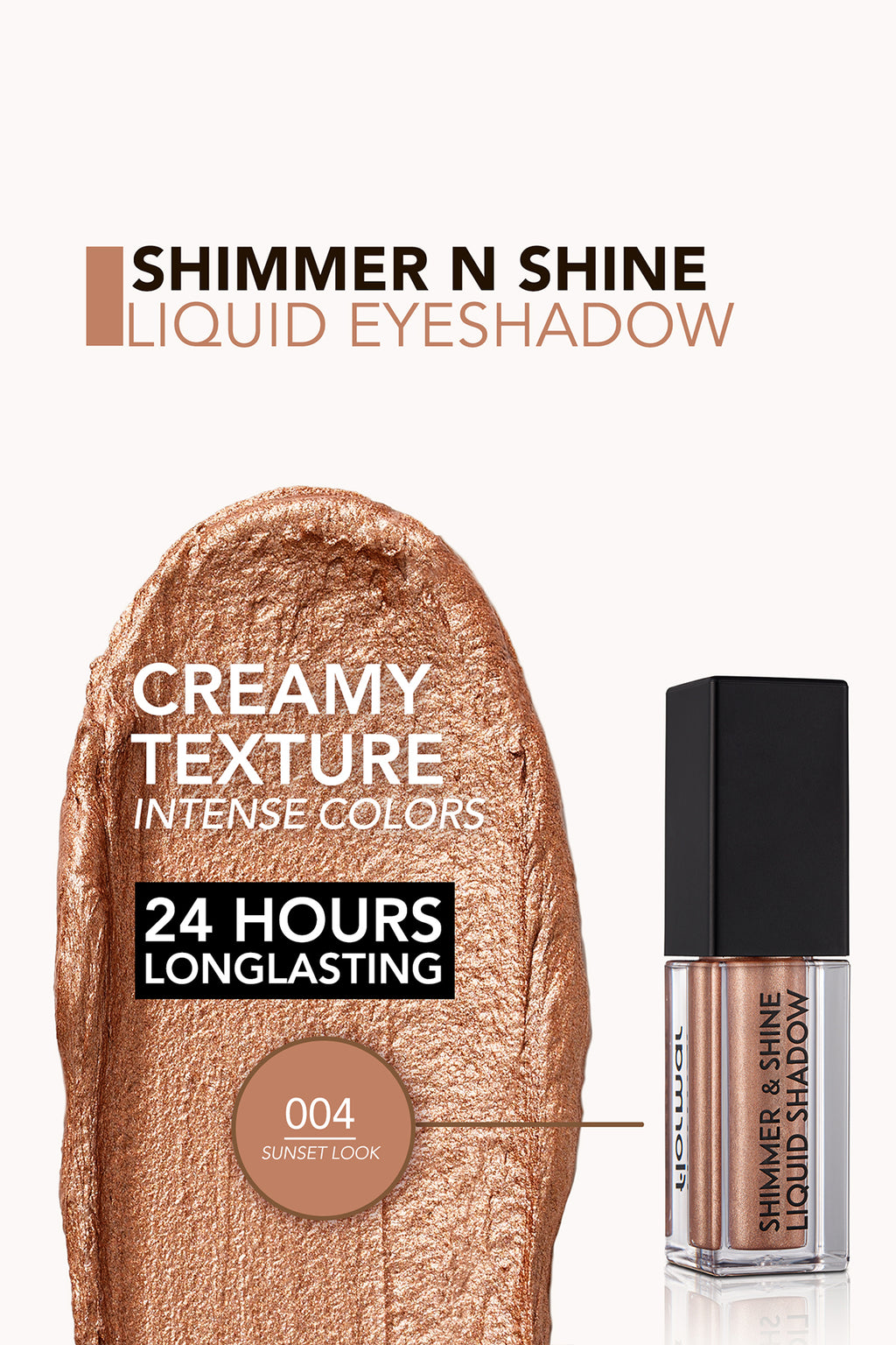 Flormar Shimmer & Shine Liquid Shadow - 004 Sunset Look
