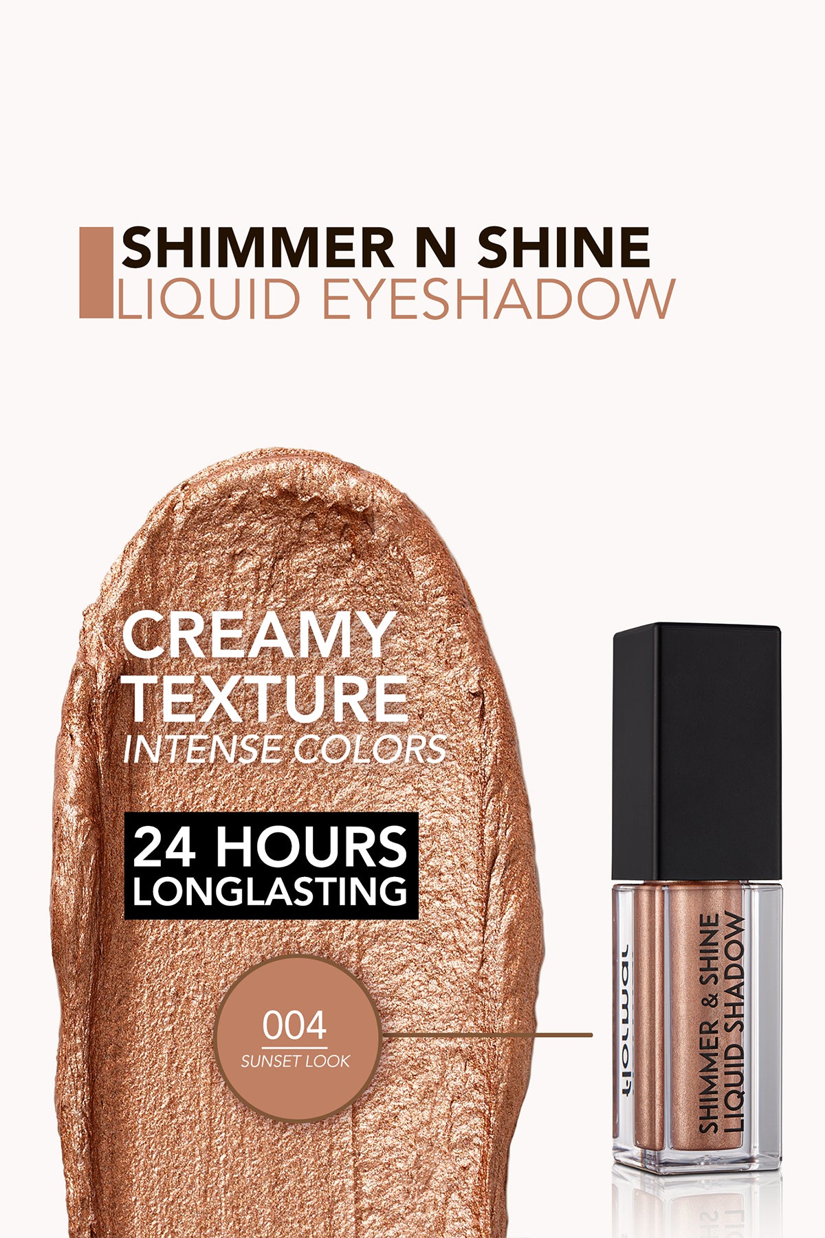 Flormar Shimmer & Shine Liquid Shadow - 004 Sunset Look