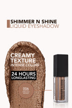 Flormar Shimmer & Shine Liquid Shadow - 006 Fabulous Bronze