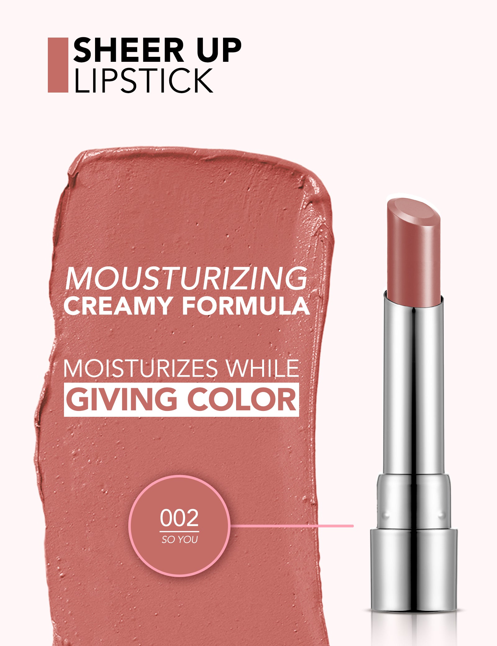 Flormar Sheer Up Lipstick