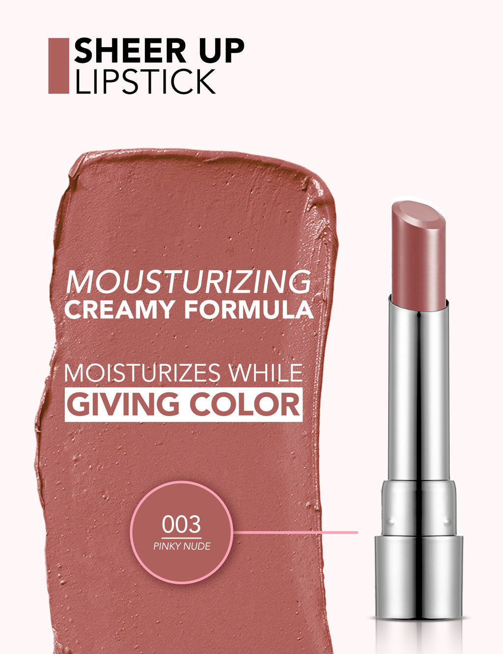 Flormar Sheer Up Lipstick