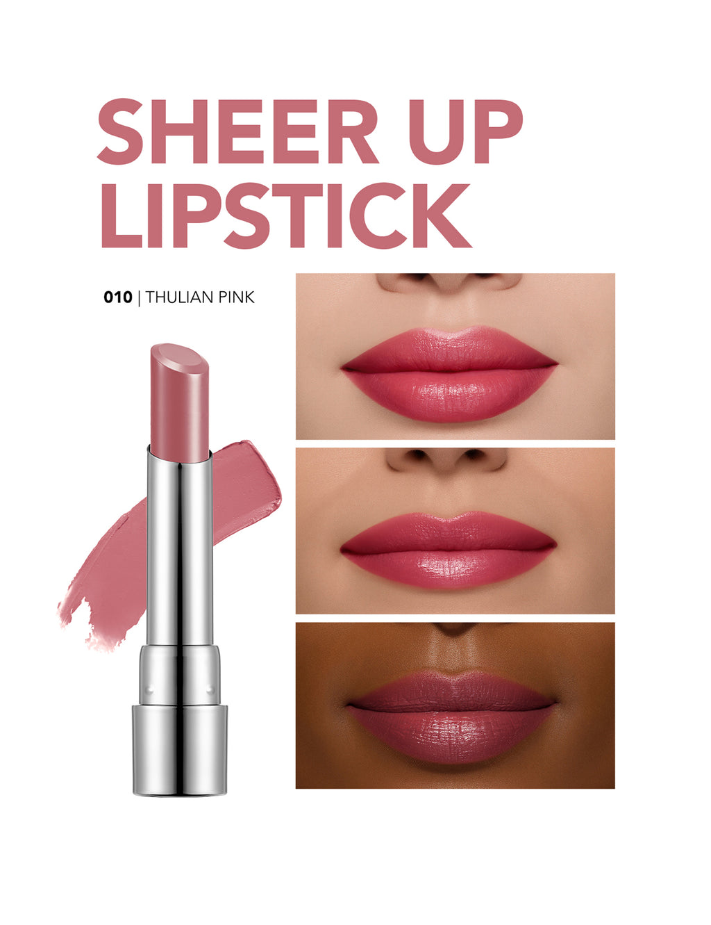 Flormar Sheer Up Lipstick – formula detail