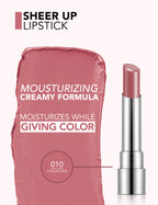 Flormar Sheer Up Lipstick - 010 Thulian Pink