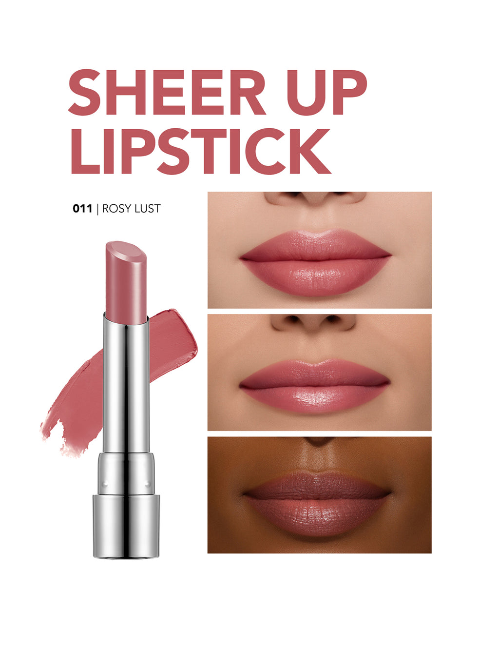 Flormar Sheer Up Lipstick – formula detail