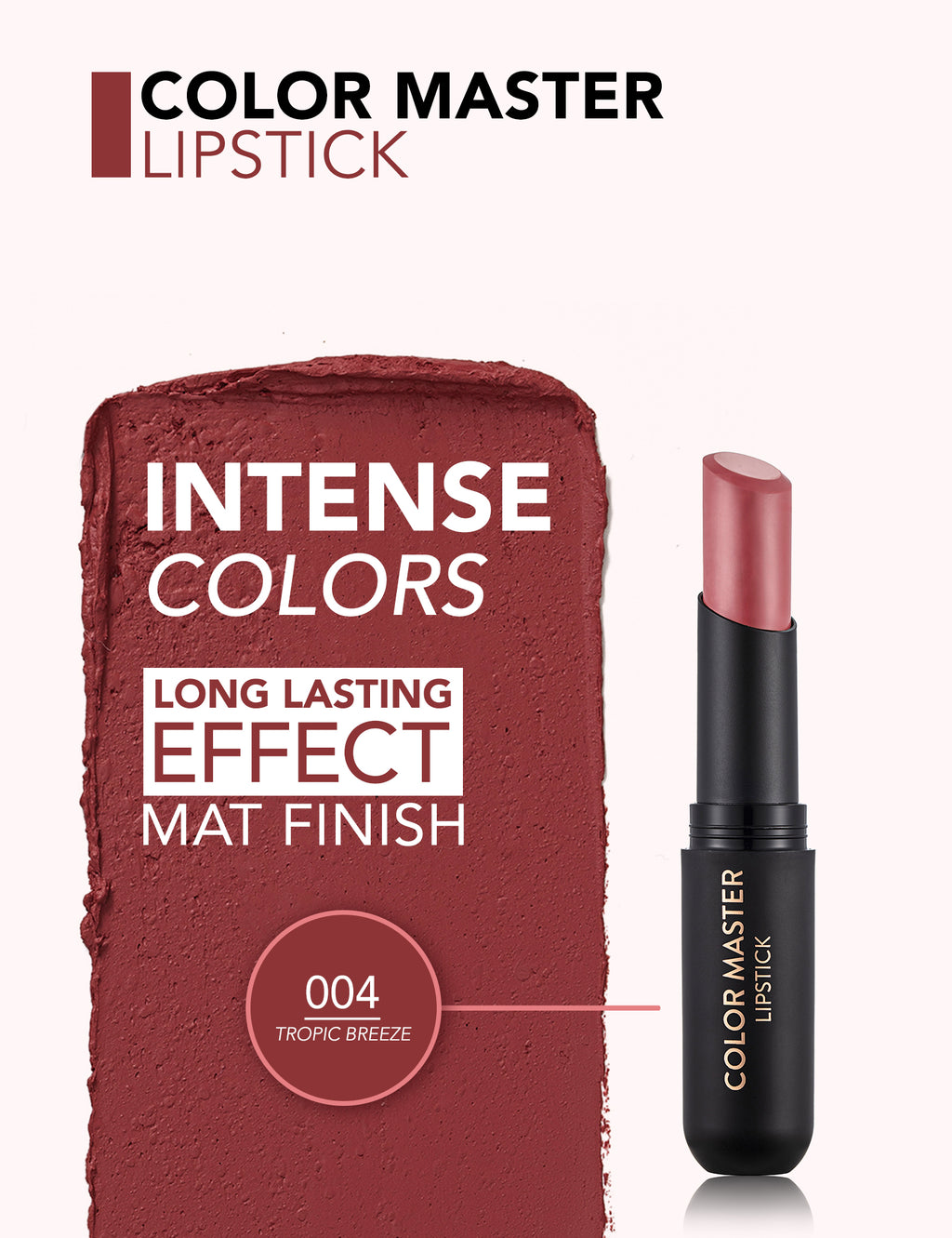 Flormar Color Master Lipstick – formula detail