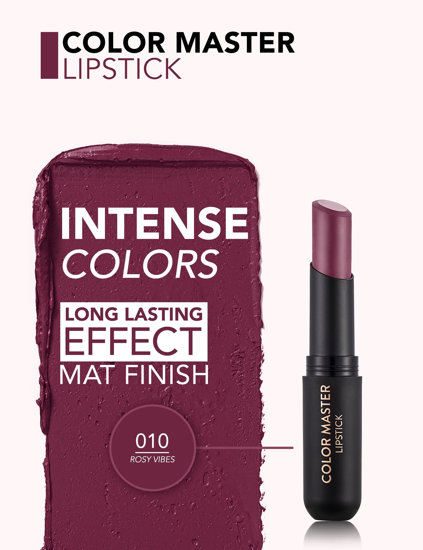 Flormar Color Master Lipstick – formula detail