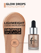 Flormar Glow Drops Highlighter - 001 Moon Glow
