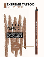 Flormar Extreme Tattoo Gel Pencil - 001 Glitzy Brown
