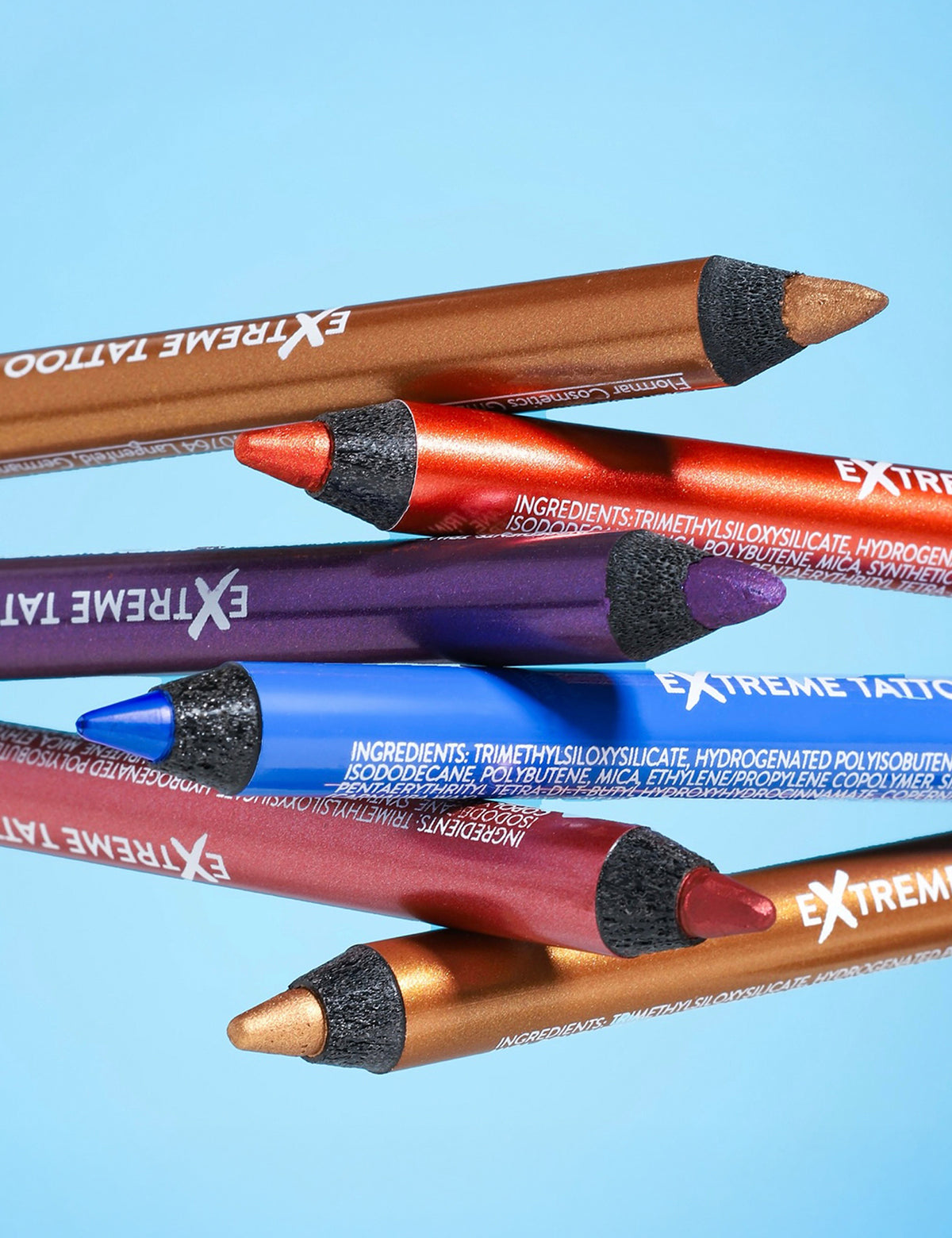 Flormar Extreme Tattoo Gel Pencil - 004 Intense Blue