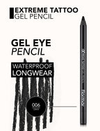 Flormar Extreme Tattoo Gel Pencil - 006 Onyx
