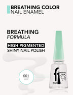 Flormar Breathing Color Nail Enamel - 001 Clear