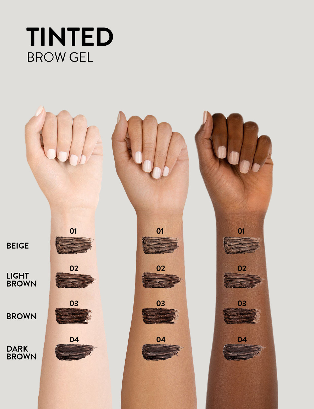 Flormar Tinted Brow Gel - 001 Beige