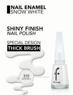 Flormar Nail Enamel - 310 Snow White New