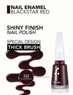 Flormar Nail Enamel - 352 Blackstar Red New