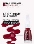 Flormar Nail Enamel - 385 Red Velvet New