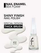 Flormar Nail Enamel - 412 Sea Foam New