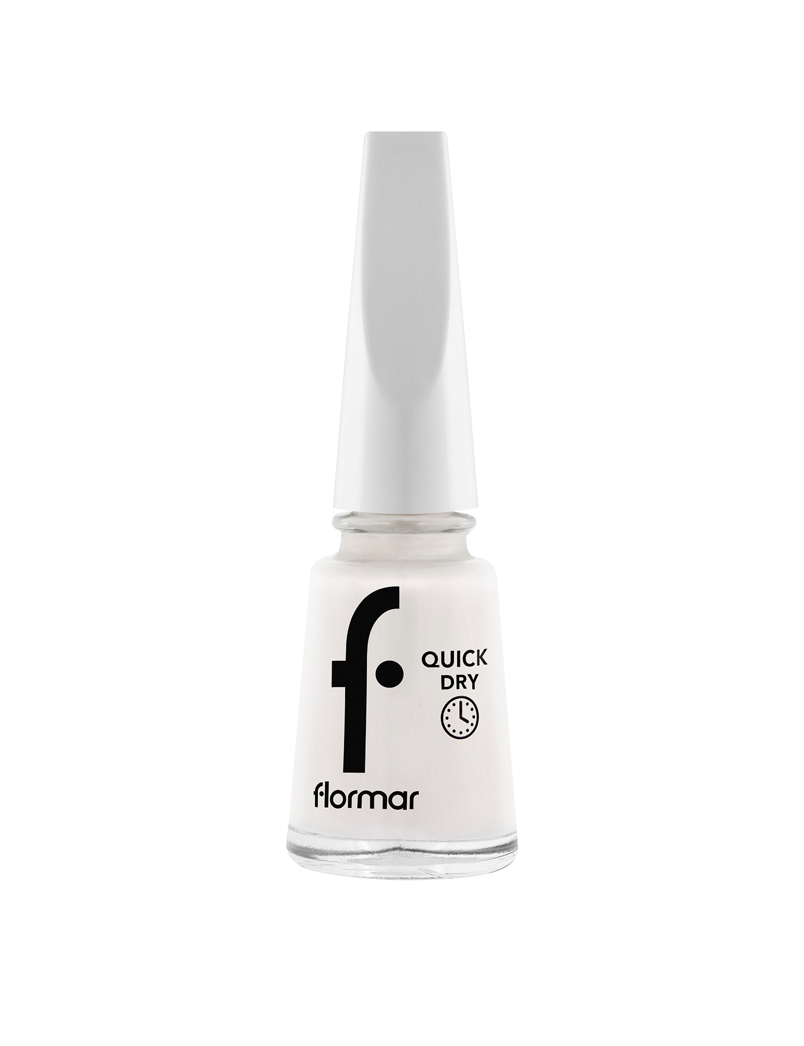 Flormar Quick Dry Nail Enamel - D01 Snow White New