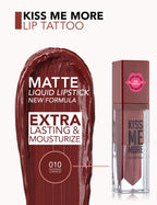 Flormar Kiss Me More Lip Tattoo - 010 Choco