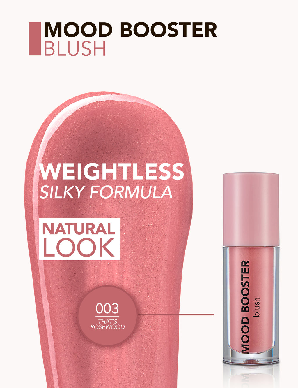 Flormar Mood Booster Blush - 003 Thats Rosewood