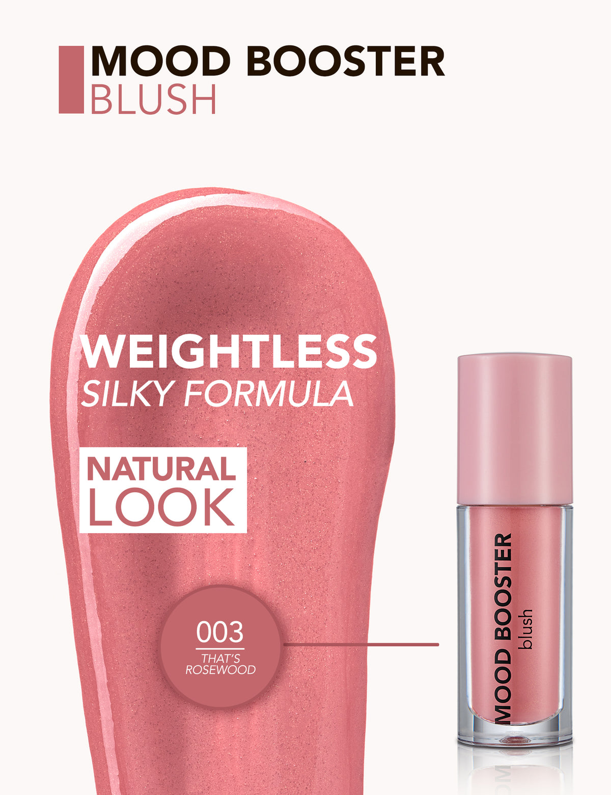 Flormar Mood Booster Blush - 003 Thats Rosewood
