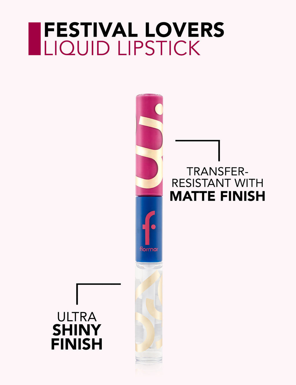 Flormar Festival Lovers Liquid Lipstick – swatch