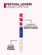 Flormar Festival Lovers Liquid Lipstick – swatch