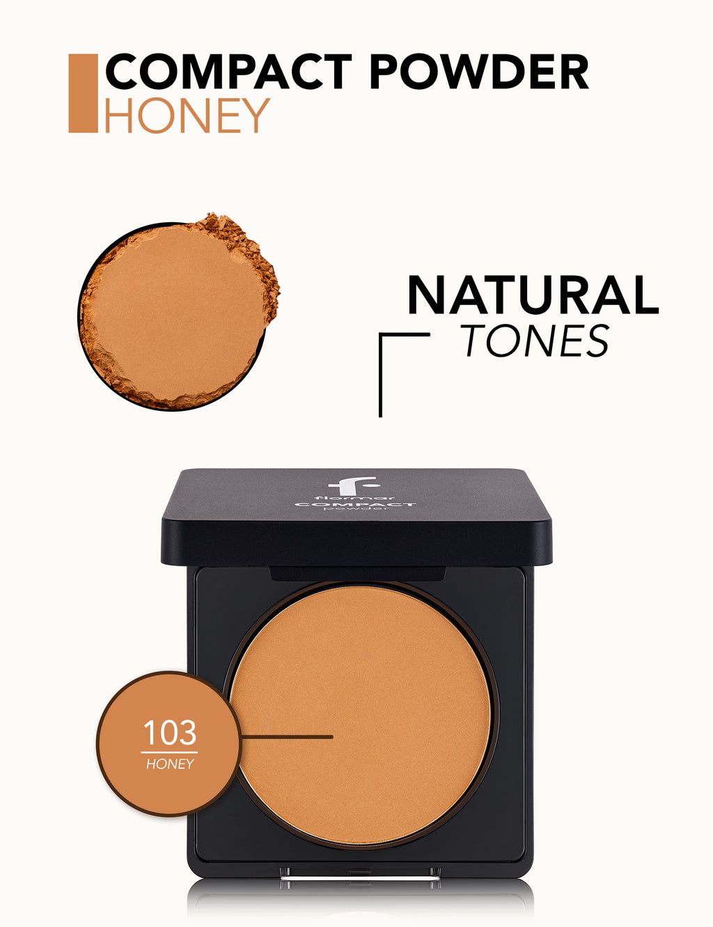 Flormar Compact Powder - 103 Honey