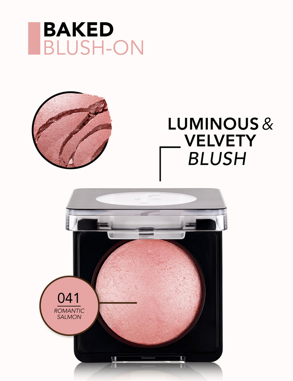 Flormar Baked Blush-On - 041 Romantc Salmon
