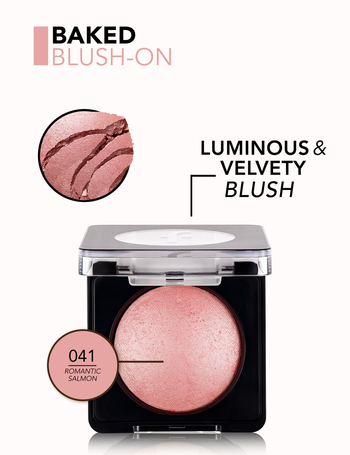 Flormar Baked Blush-On - 041 Romantc Salmon