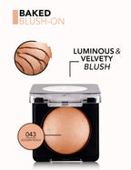Flormar Baked Blush-On - 043 Golden Peach