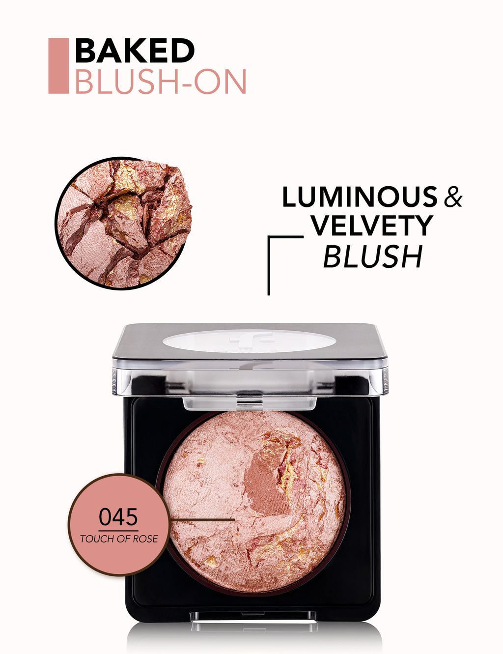 Flormar Baked Blush-On - 045 Touch Of Rose