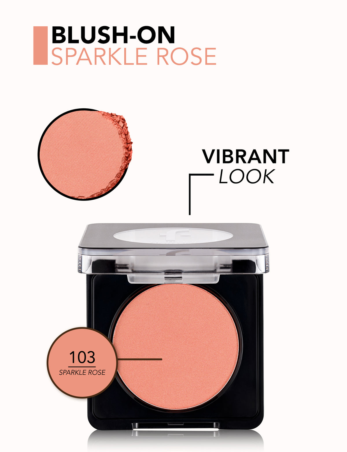 Flormar Blush-On - 103 Sparkle Rose