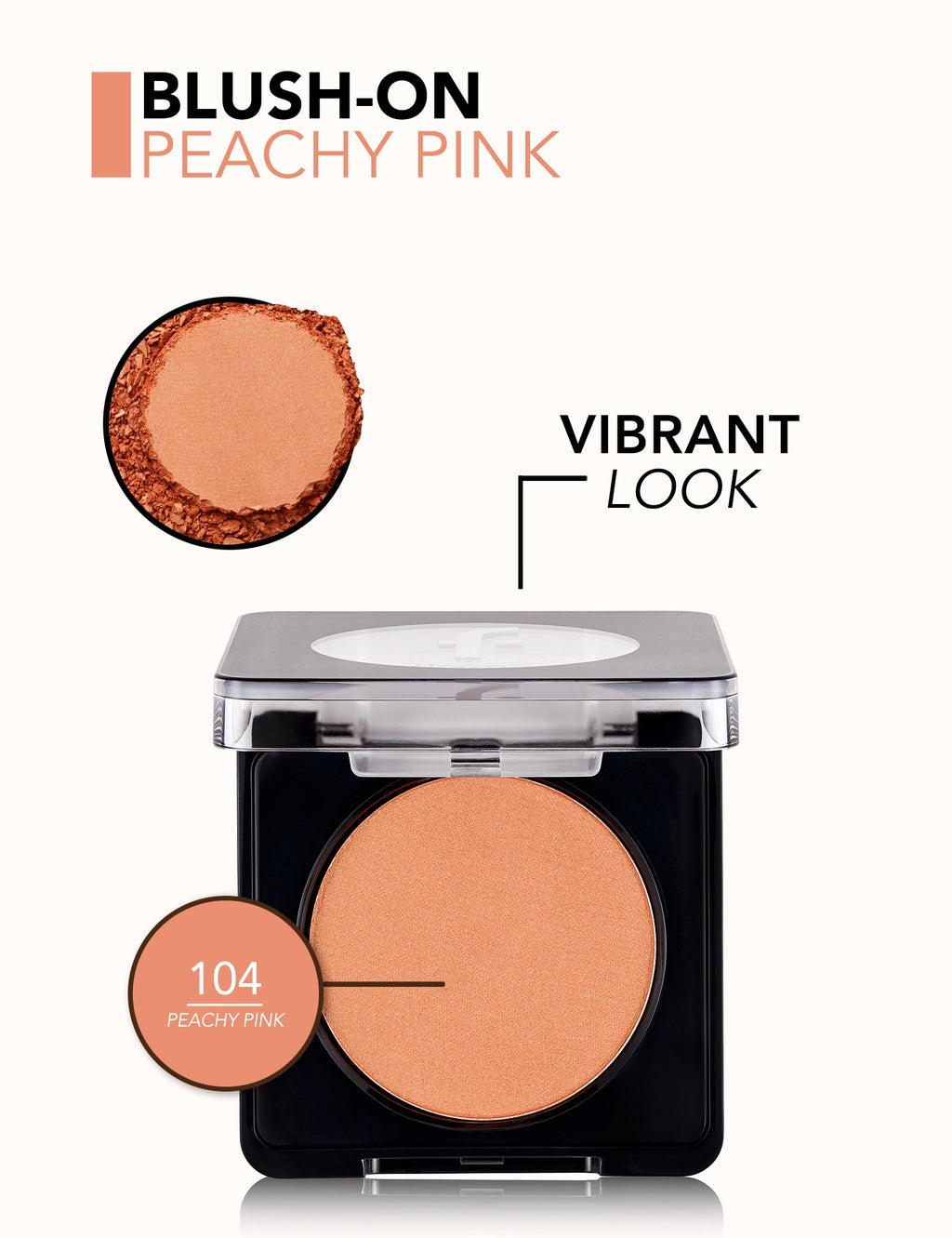 Flormar Blush-On - 104 Peachy Pink