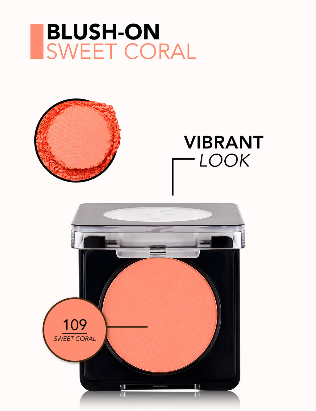 Flormar Blush-On - 109 Sweet Coral