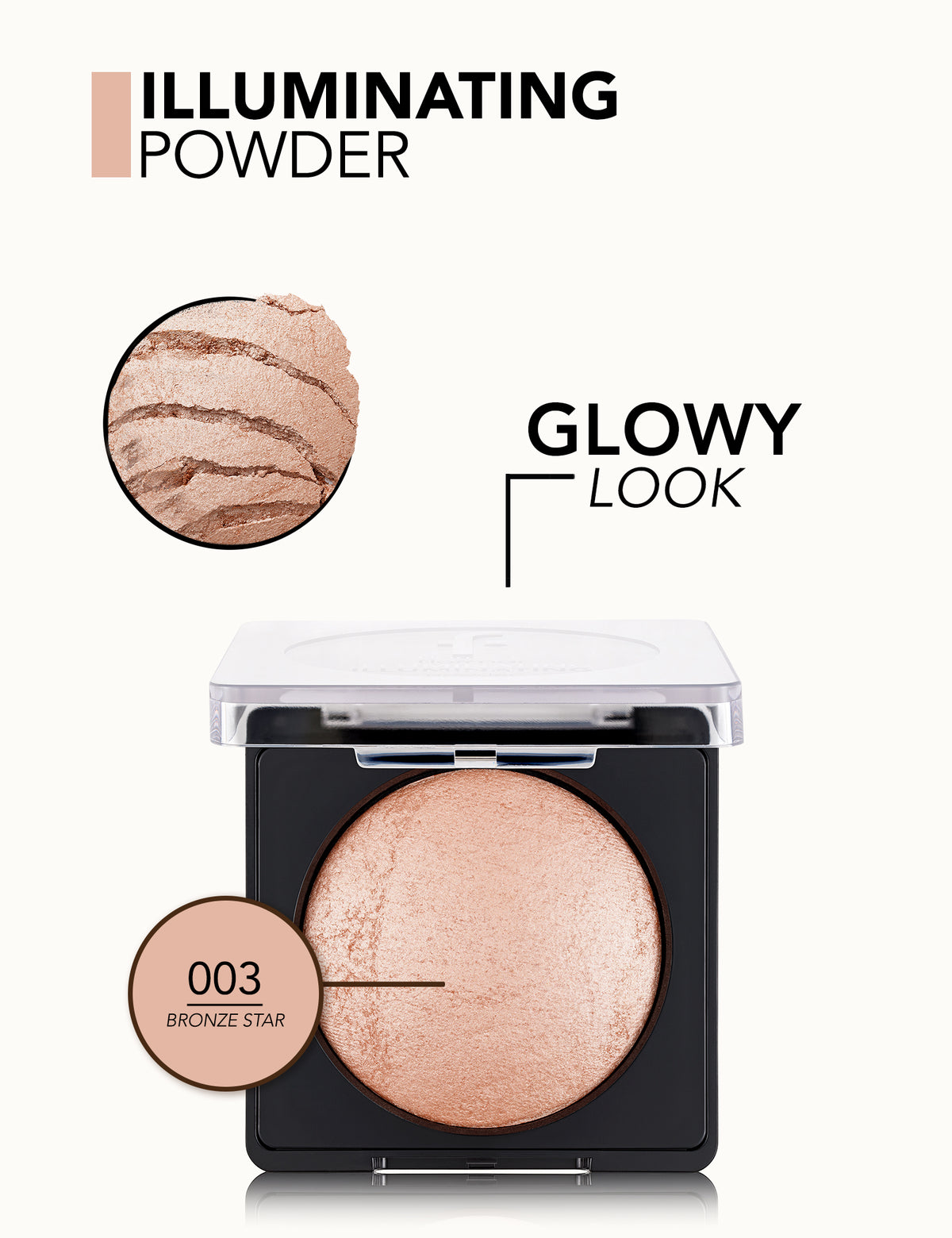 Flormar Illuminating Powder - 003 Bronze Star