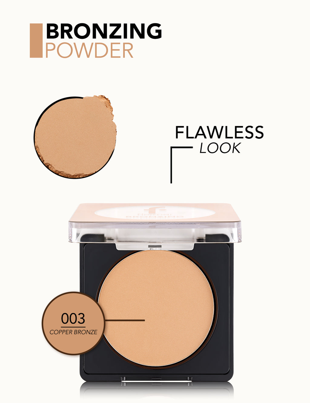 Flormar Bronzing Powder - 003 Copper Bronze