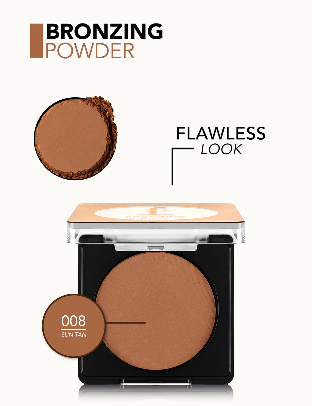 Flormar Bronzing Powder - 008 Sun Tan