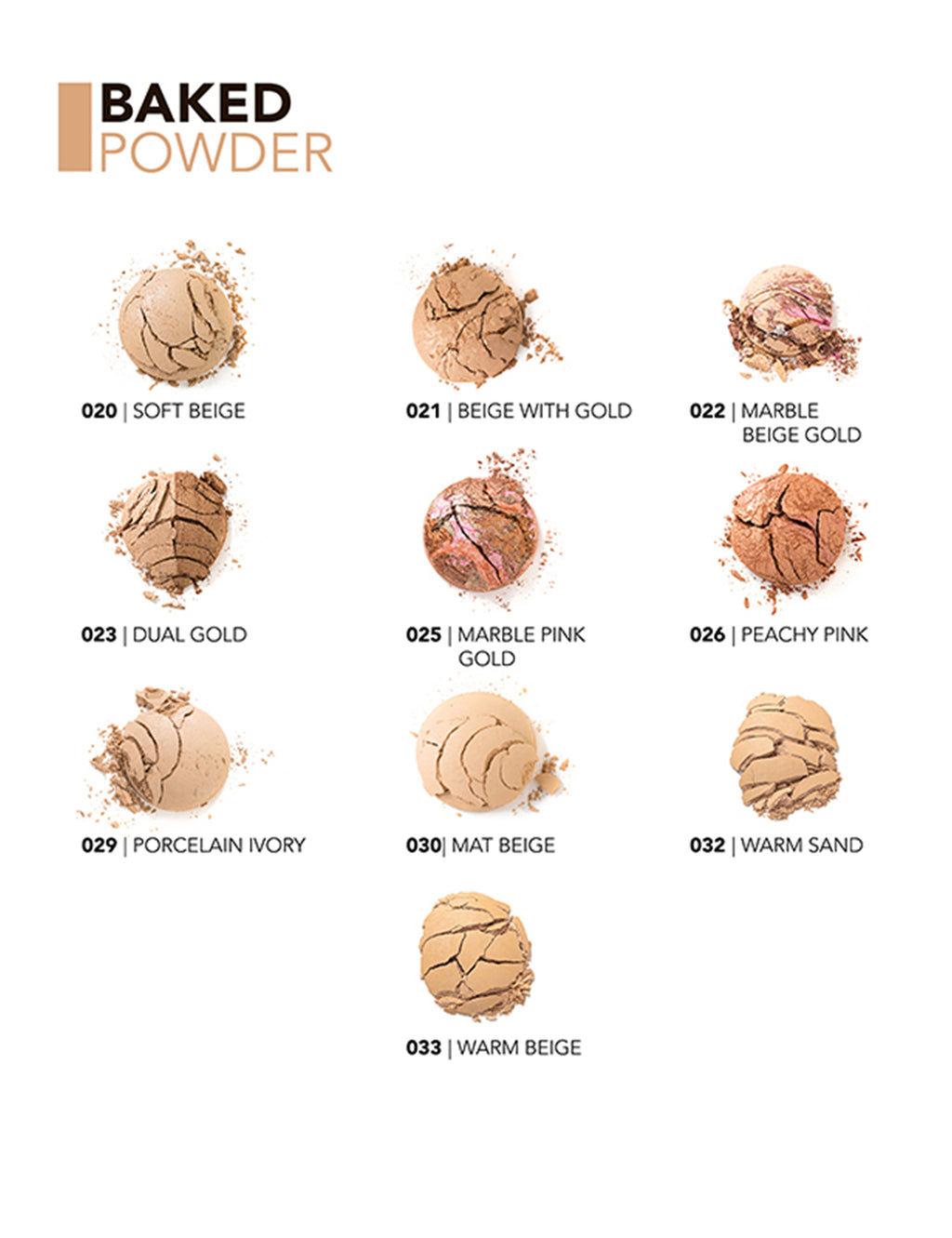 Flormar Baked Powder - 020 Soft Beige