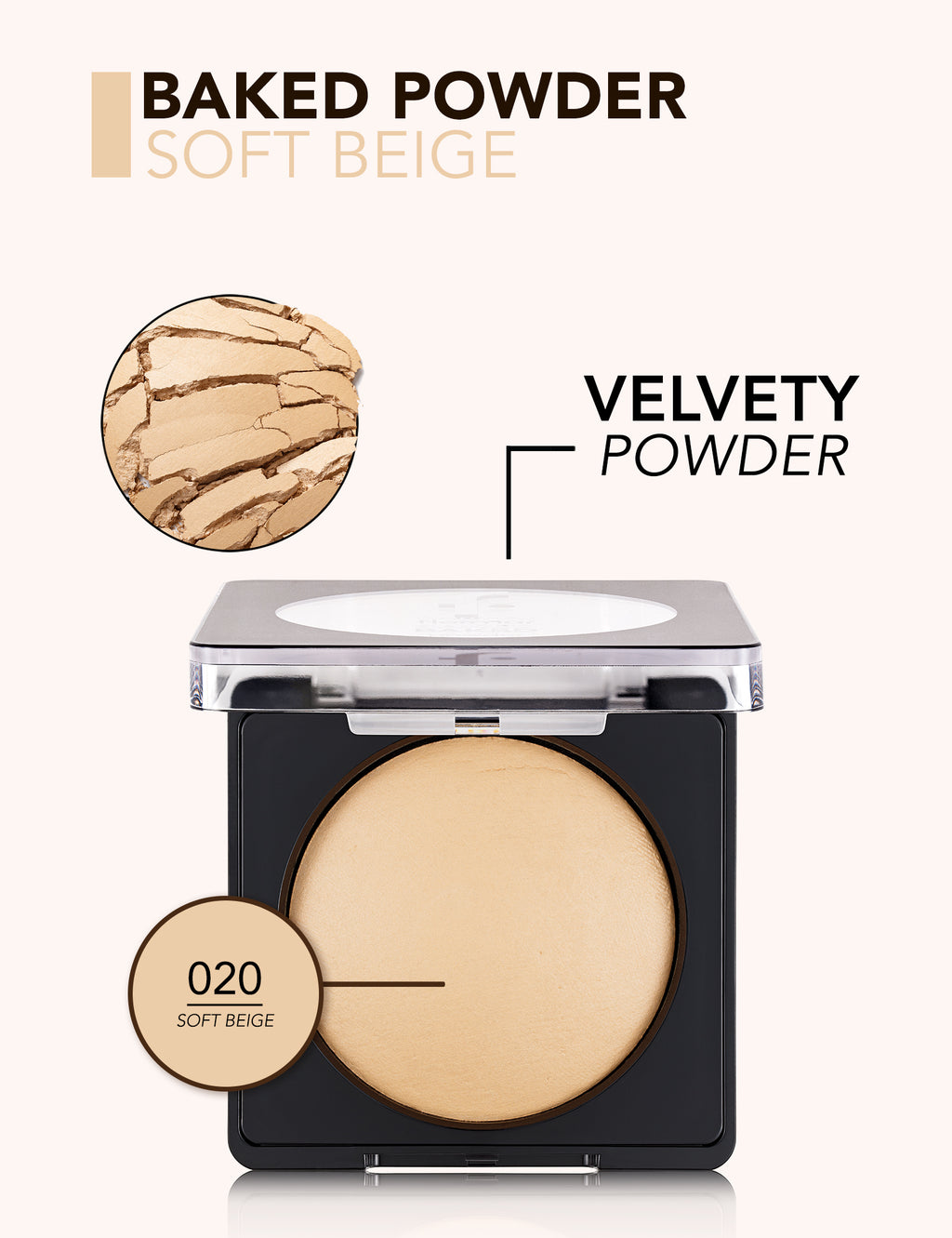 Flormar Baked Powder - 020 Soft Beige