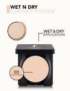 Flormar Wet & Dry Compact Powder - 005 Medium Caramel