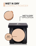 Flormar Wet & Dry Compact Powder - 007 Caramel Peach
