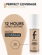 Flormar Perfect Coverage Foundation - 100 Light Ivory Np