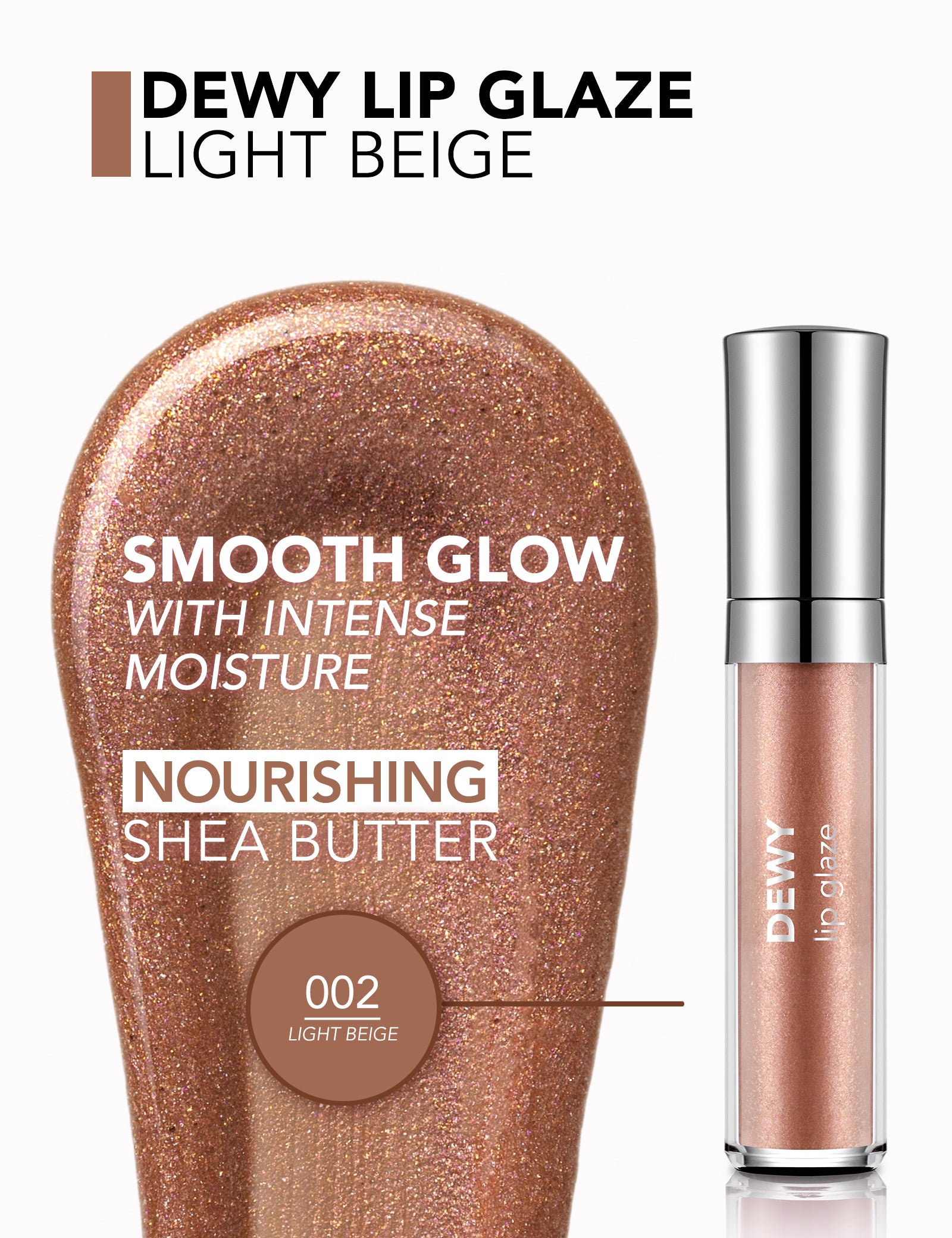 Flormar Dewy Lip Glaze 001 Wet Lips