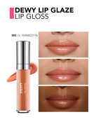 Flormar Dewy Lip Glaze - 003 Gldn Terracotta