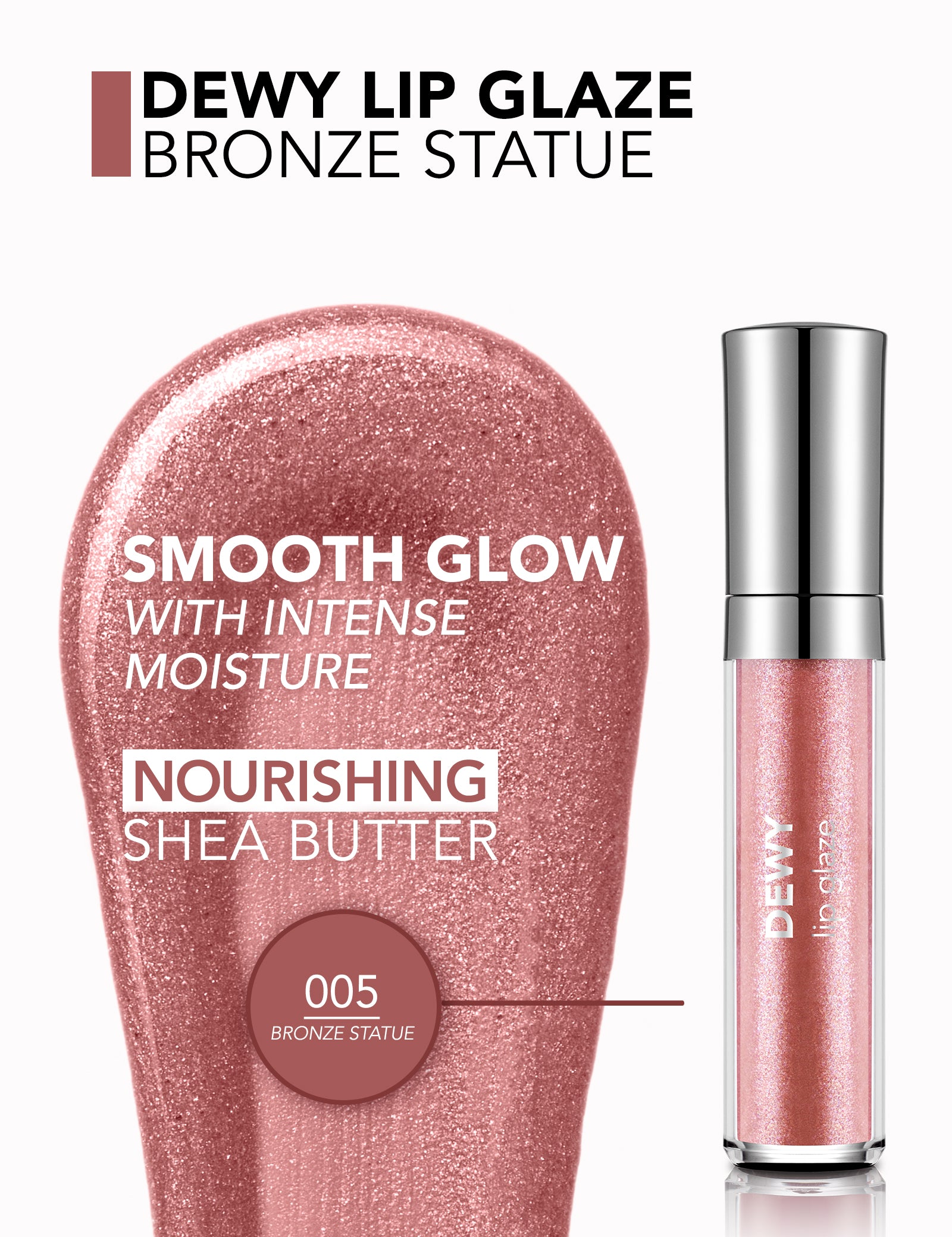 Flormar Dewy Lip Glaze 001 Wet Lips