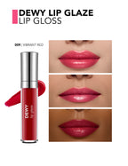 Flormar Dewy Lip Glaze - 009 Vibrant Red