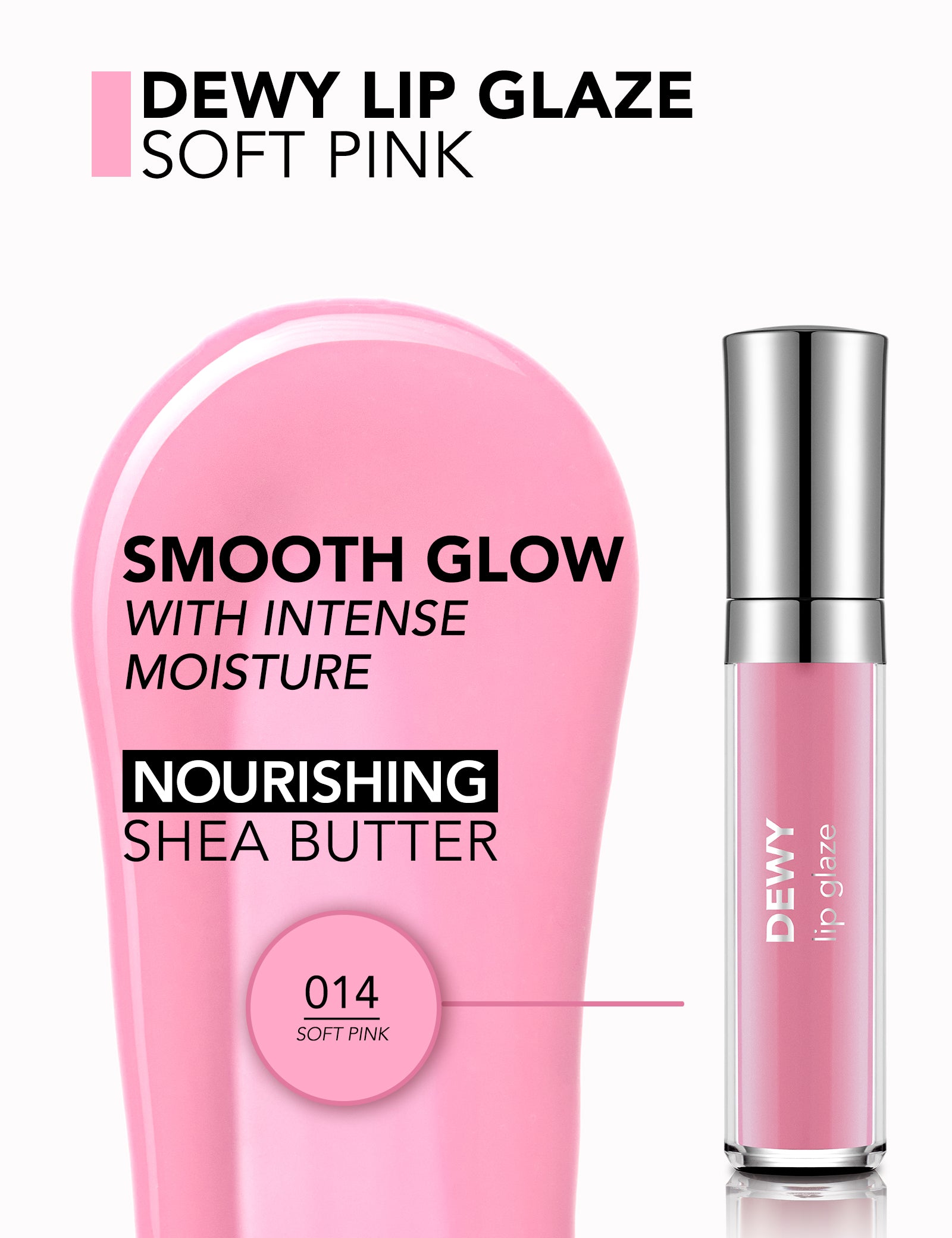 Flormar Dewy Lip Glaze 001 Wet Lips