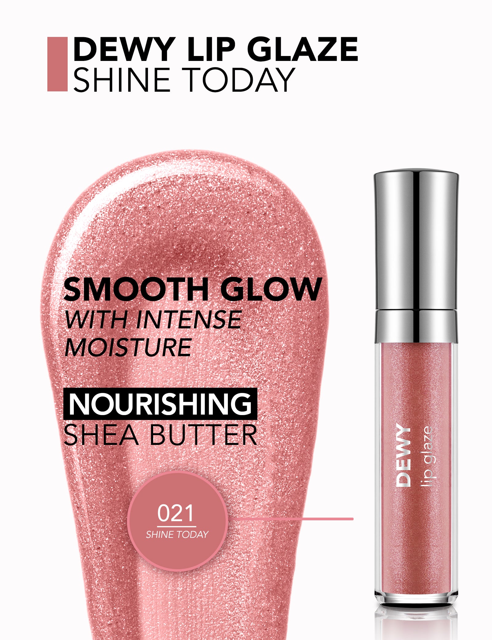 Flormar Dewy Lip Glaze 001 Wet Lips