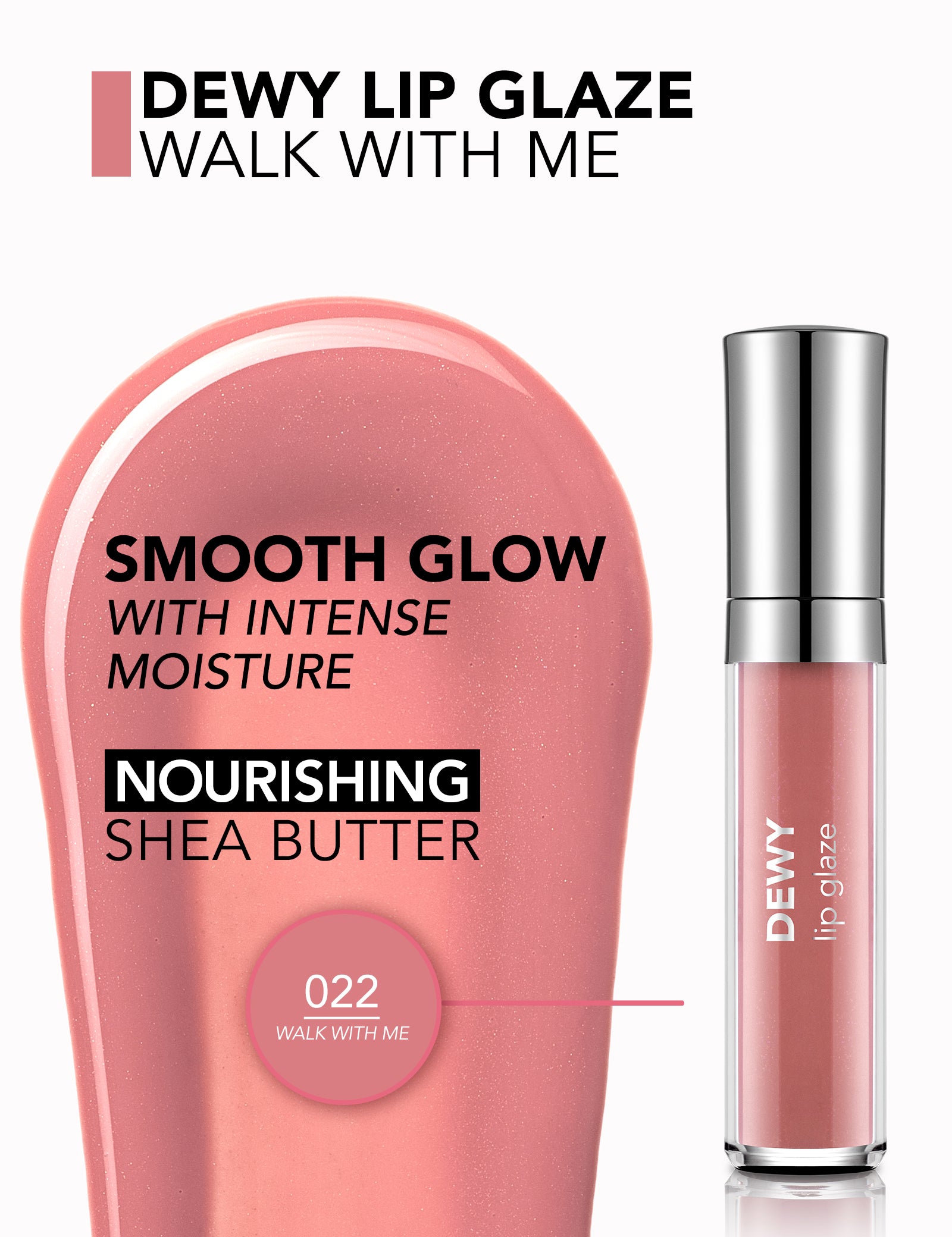 Flormar Dewy Lip Glaze 001 Wet Lips